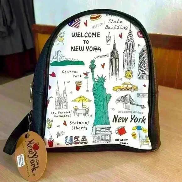 New York City Historical Landmark Mini Backpack - Picture 1 of 4
